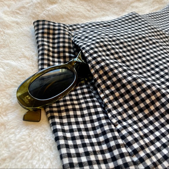 Urban Outfitters Black & White Gingham Mini Skirt - Picture 2 of 4